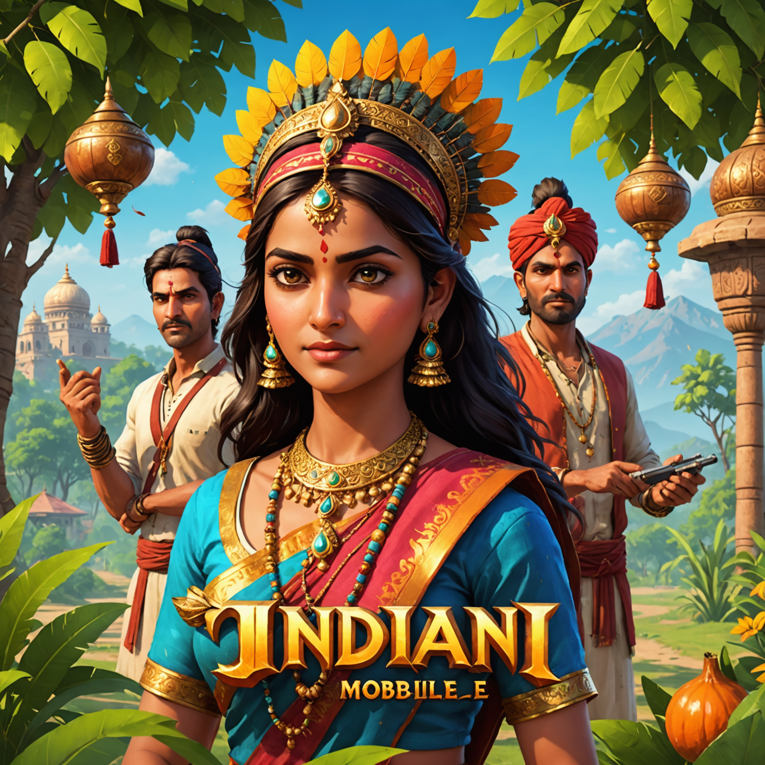 Screenshot of the top-charting Indian mobile game showing vibrant graphics and unique gameplay elements inspired by Indian culture