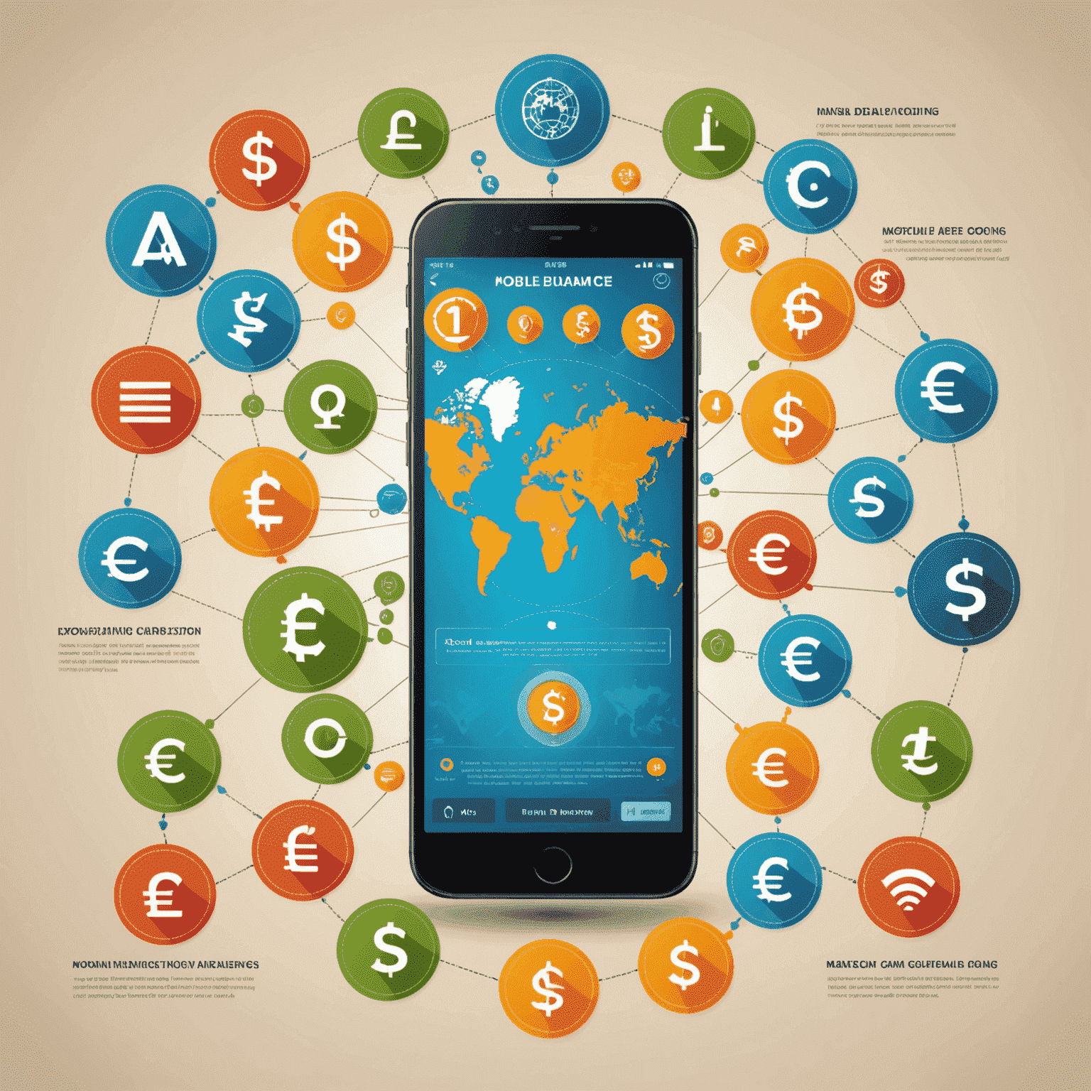 Infographic showing innovative mobile game monetization methods with Indian and global currency symbols